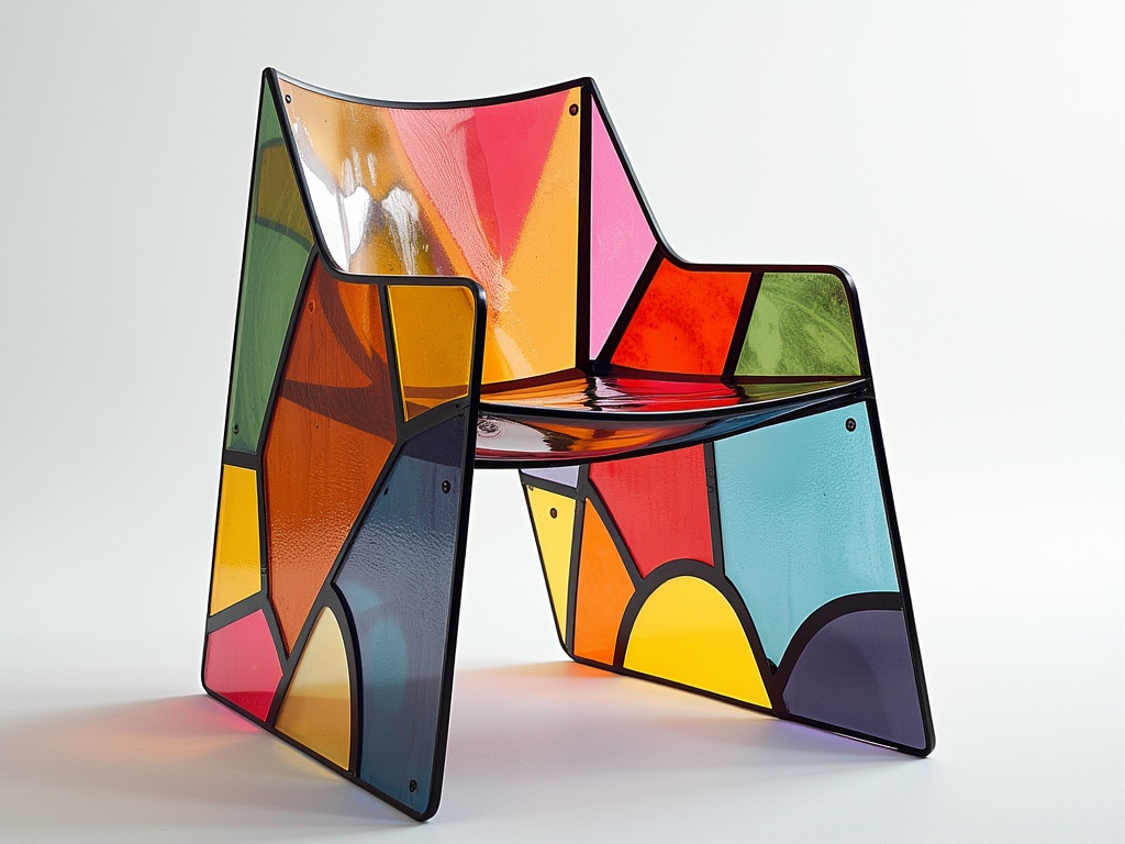 Chair — Bjarke Ingels x Steven Holl x Stained Glass x Space Age